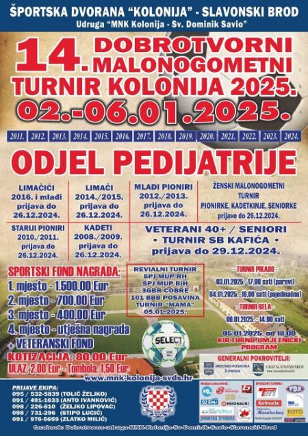 Humanitarni turnir "Kolonija 2025"