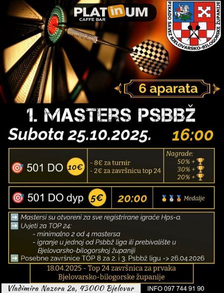 🎯 Najava 1. Mastersa Psbbž