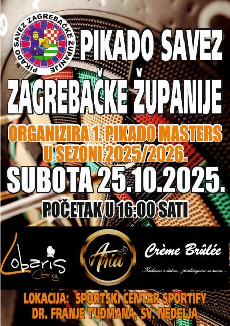 1. pikado masters PSZŽ 2025/26.