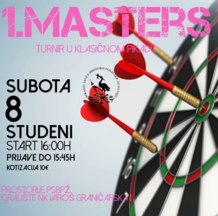 1.Masters turnir - Klasični pikado