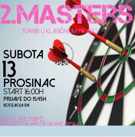 Masters serija klasični pikado PSBPŽ - 2.masters