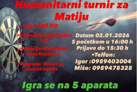 🎯HUMANITARNI TURNIR ZA MATIJU MATIJEVIĆA🎯