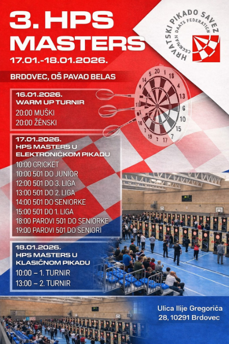3.HPS Masters Brdovec i sve bitno vezano za HPS Masters seriju 2025/2026