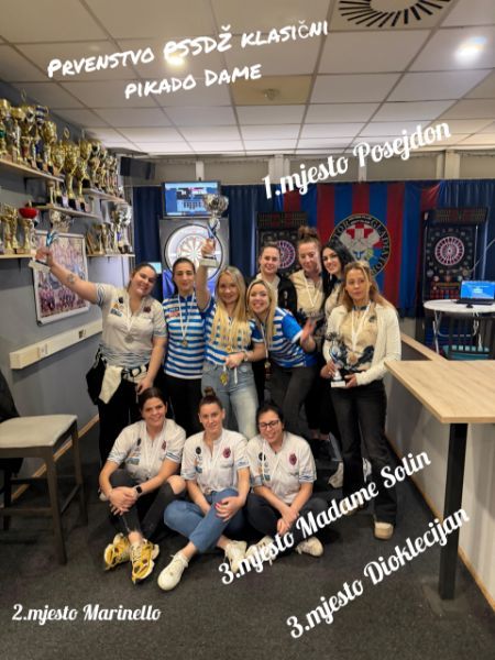 Ekipno prvenstvo u klasičnom pikadu za dame