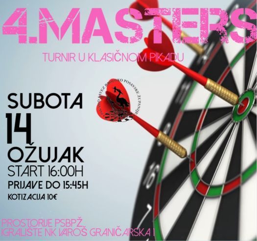 Masters serija klasični pikado PSBPŽ - 4.masters