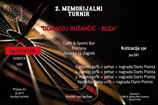 2.MEMORIJALNI TURNIR ''DOMAGOJ BUŽANČIĆ - BUZA''