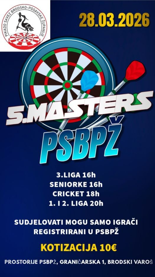 5.Masters PSBPŽ - elektronski pikado